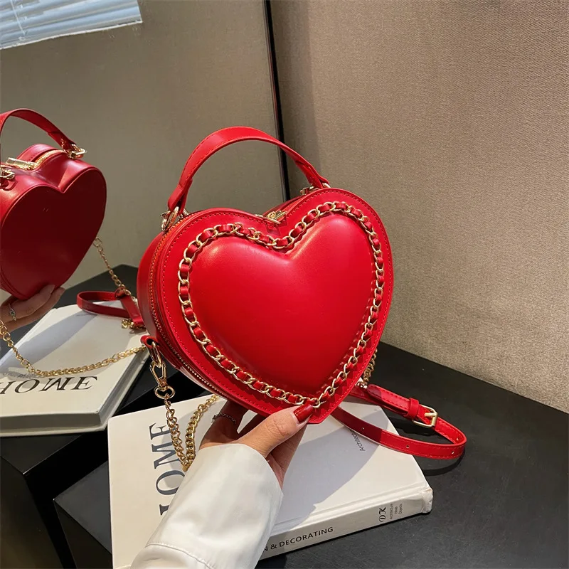 sacs à bandoulière chic en forme de cœur pour femmes, sac jk lolita solide, sac à bandoulière kawaii, uniforme de bureau pour dames, paquet en pu bolso mujer 2025
