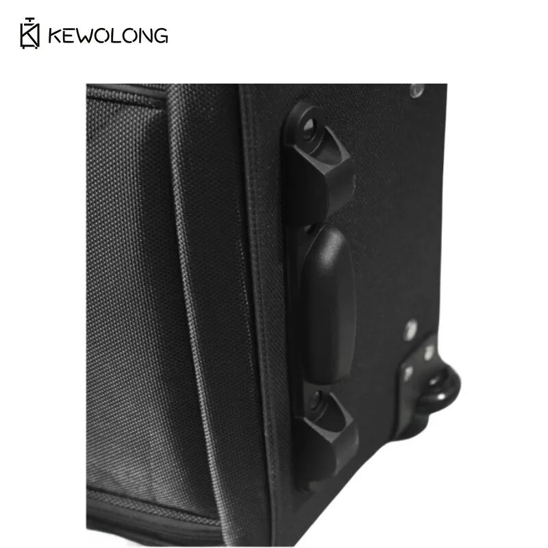 2 tailles en 1 sac de cabine! 14" expande à 20" bagage à main approuvé par la compagnie aérienne pour les voyages d'affaires, valise pilote ultra légère