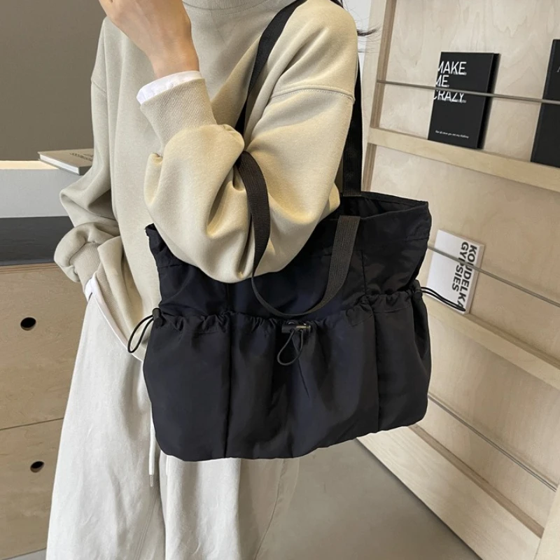 sac fourre tout de grande capacité, sac à bandoulière en toile, sac seau pour le travail et les déplacements