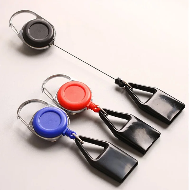 Étui pour briquet créatif, housse de support de sac, sac de ceinture avec porte-clés, Clip de corde rétractable, étui pour briquet