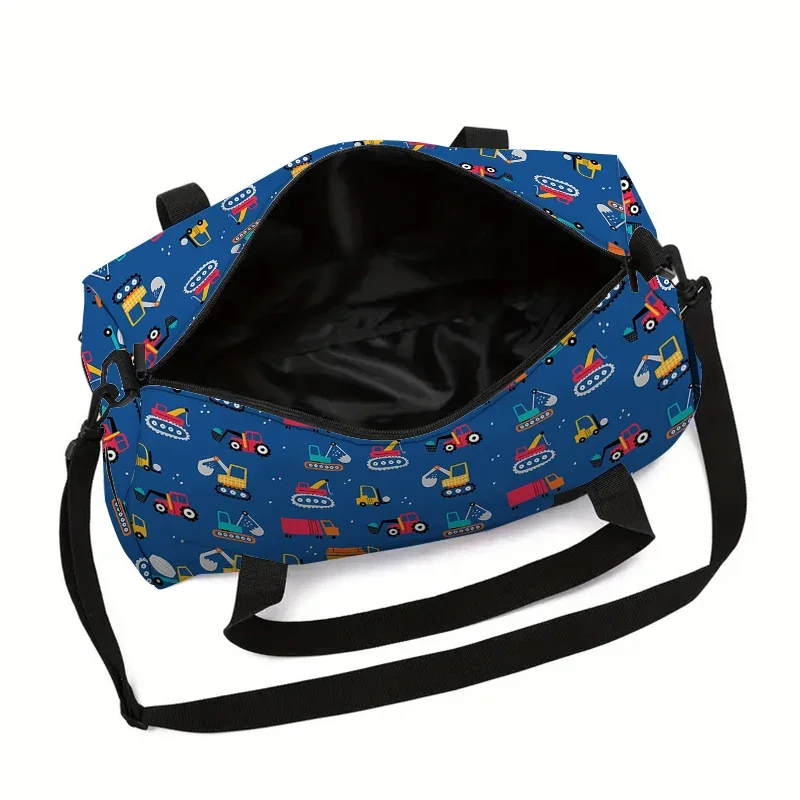 sac à bagages de grande capacité pour camion pelle, pour garçons et filles, meilleurs cadeaux, sacs de voyage de dessin animé 3d, sac à main pour enfants