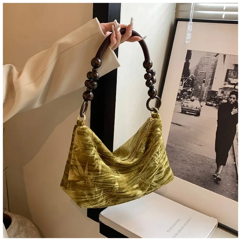 sacs fourre tout pour femmes 2025 petite mode coréenne épaule shopper marque dames toile de luxe concepteur rétro femme sac à main sacs à main