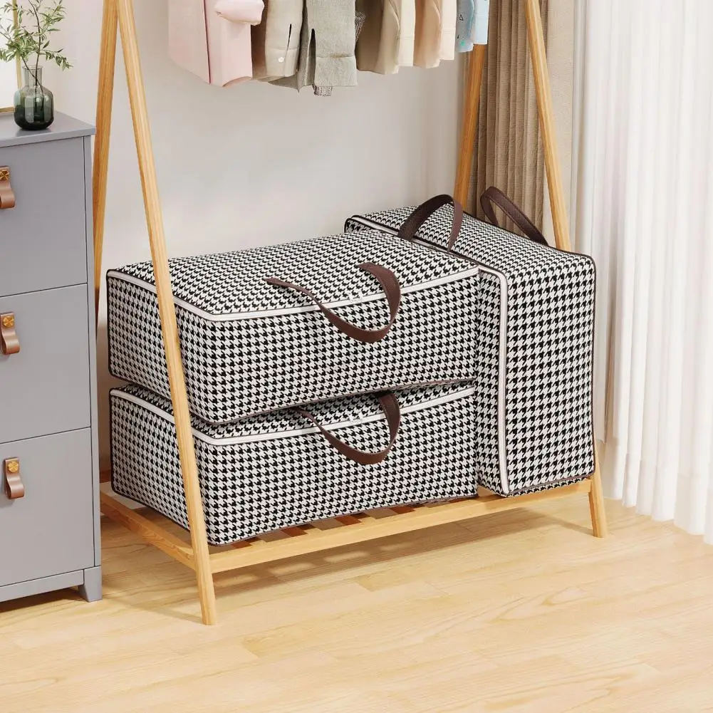 sac de rangement de couette portable, sac de rangement de vêtements, sac de rangement de couette étanche avec poignées renforcées, capacité pour vêtements