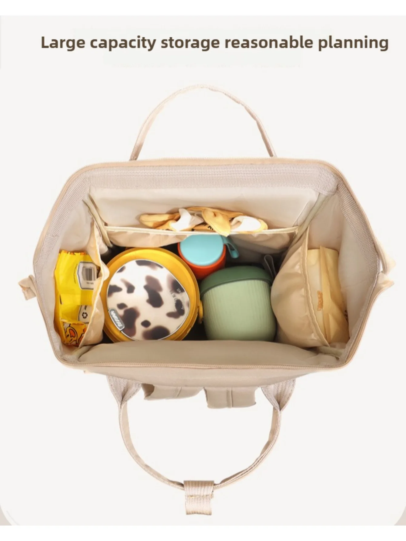 sac à dos de voyage pour bébé, sac à couches pour maman, sac à couches de grande capacité, sac à main en matériel pour bébé, sac de voyage en plein air pour articles de soins pour bébé