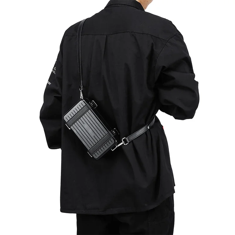 sac à main classique et élégant en forme de bagage rigide : cadeau de sac à bandoulière au design créatif