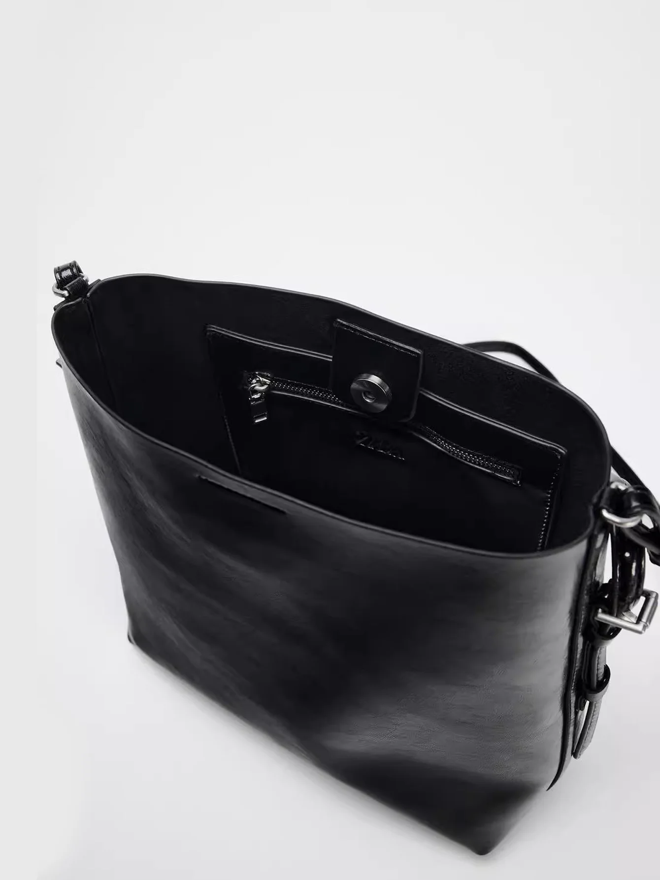 sac à bandoulière à double sangle pour femme, simple et à la mode, nouveau sac à bandoulière noir atmospheric determiner, e27, 2025