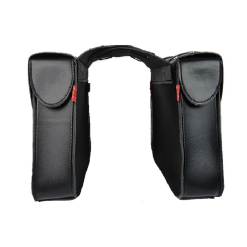 une paire de sacoches de moto universelles en cuir pu style aigle moto queue bagages sacs à outils de voyage sacs latéraux