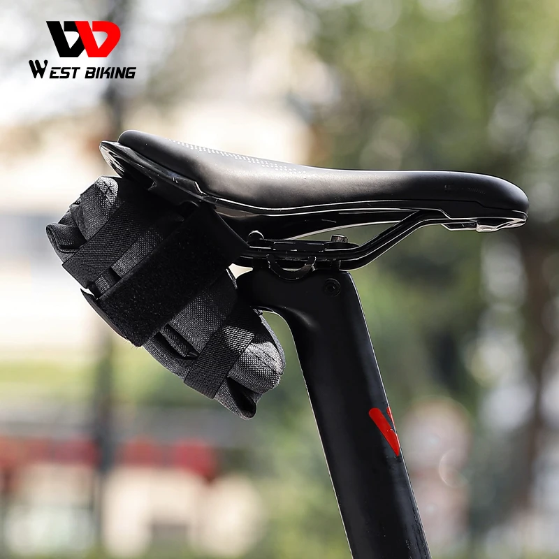west biking – sac de selle de vélo, sac à roulettes sous le siège, sac de cyclisme, accessoire de vélo pour vélo