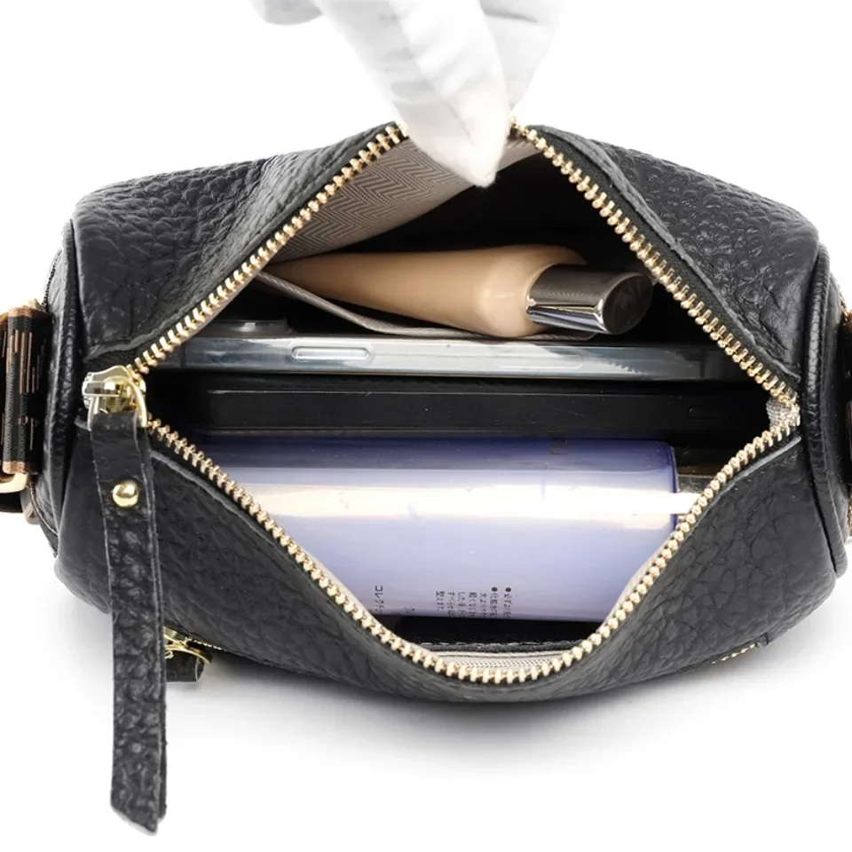 sac à main de luxe en cuir solide pour femme, sacoche de styliste, fourre tout de bonne qualité, à bandoulière