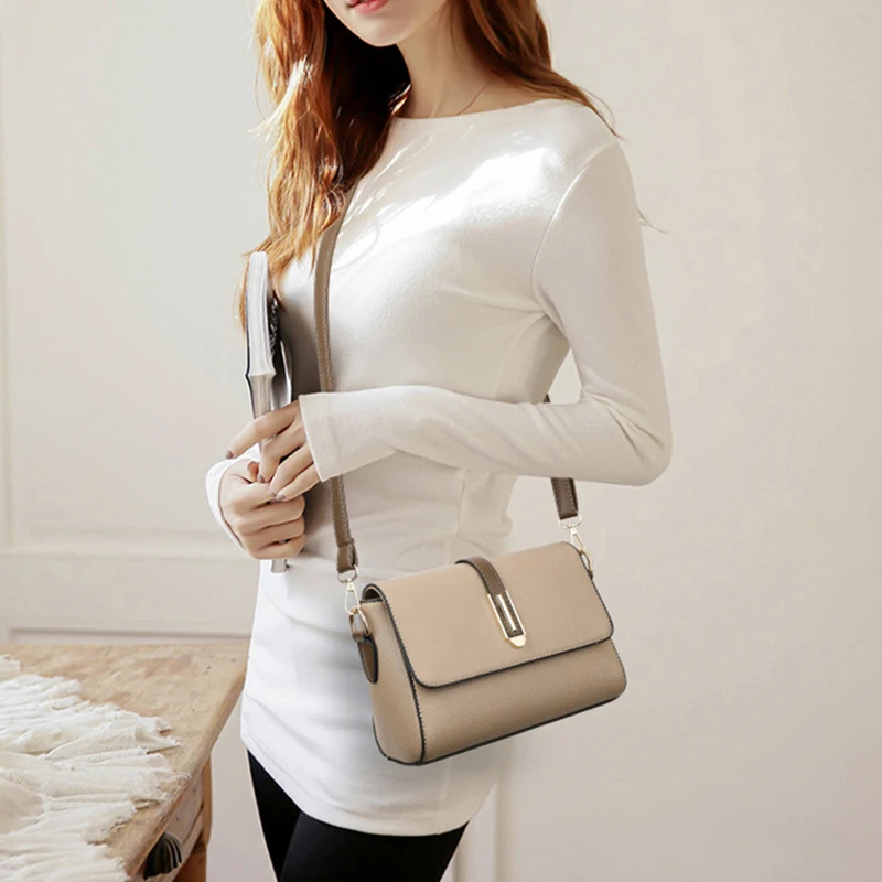 sac à main à bandoulière carré pour femme, design de luxe, à la mode, à rabat