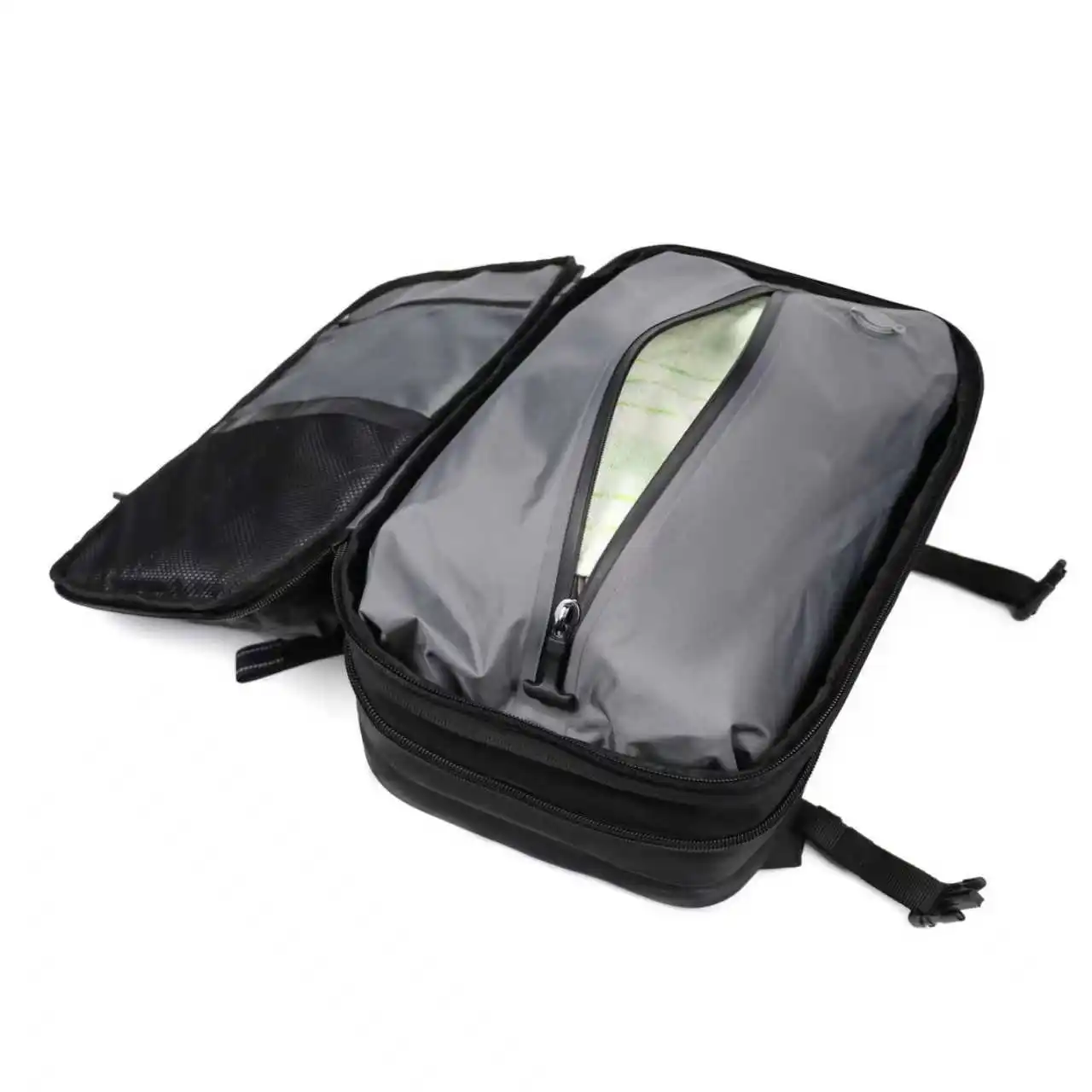 sac à dos de voyage à joint sous vide, système de compression d'air extensible de 60l, résistant à l'eau, serrure tsa, valise à main (sans pompe)