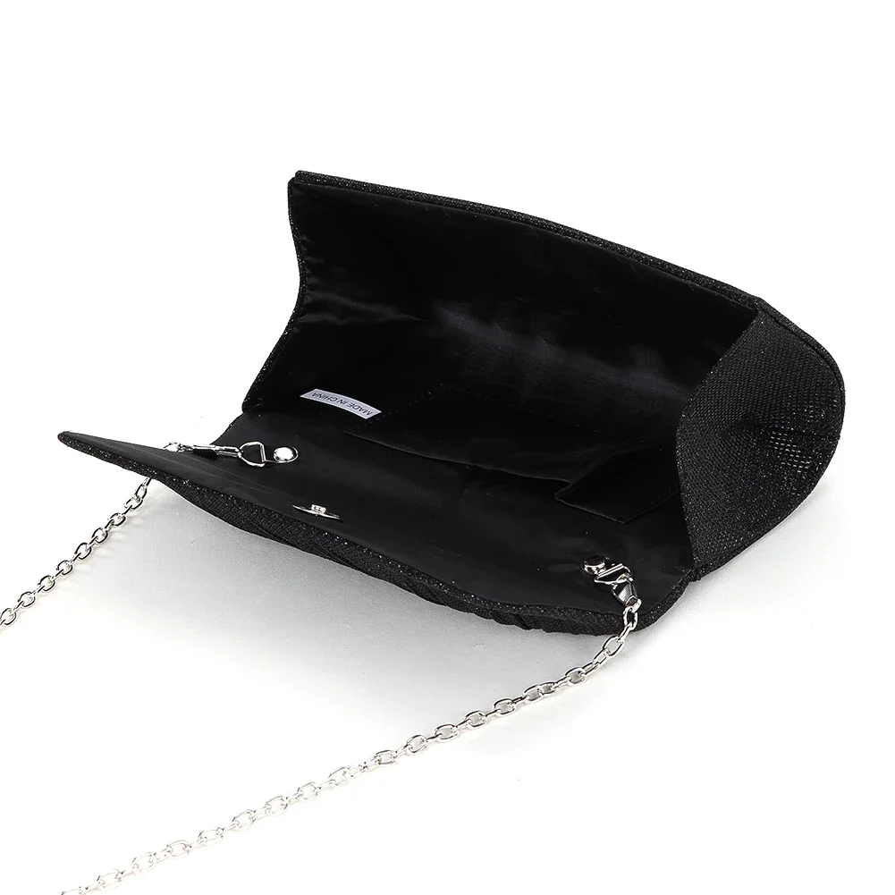 pochette à bandoulière brillante Élégante pour femme, sac à main tote chic pour cocktail et mariage, à la mode