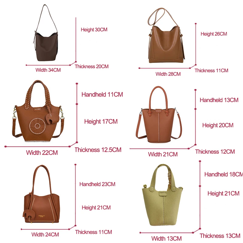 sac seau en pu avec bandoulière, kit de sac fait à la main, matériel de fond, cadeau de couture fait maison, nouvel arrivage