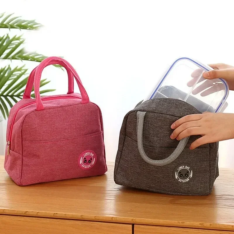 sac à déjeuner isolé, sac à bento isolant, sac de riz en aluminium, sac de repas, sac de glace pour étudiant, sac à main isolant