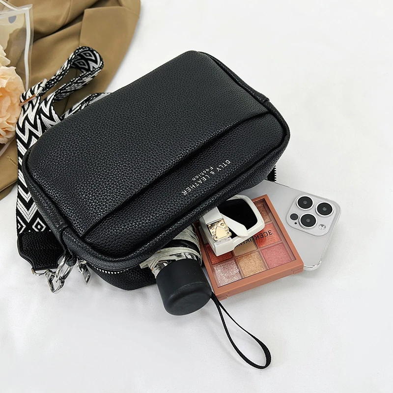 nouveau sac pour femmes femmes large bandoulière mode simple banlieue décontracté unique épaule sac à bandoulière petit sac carré