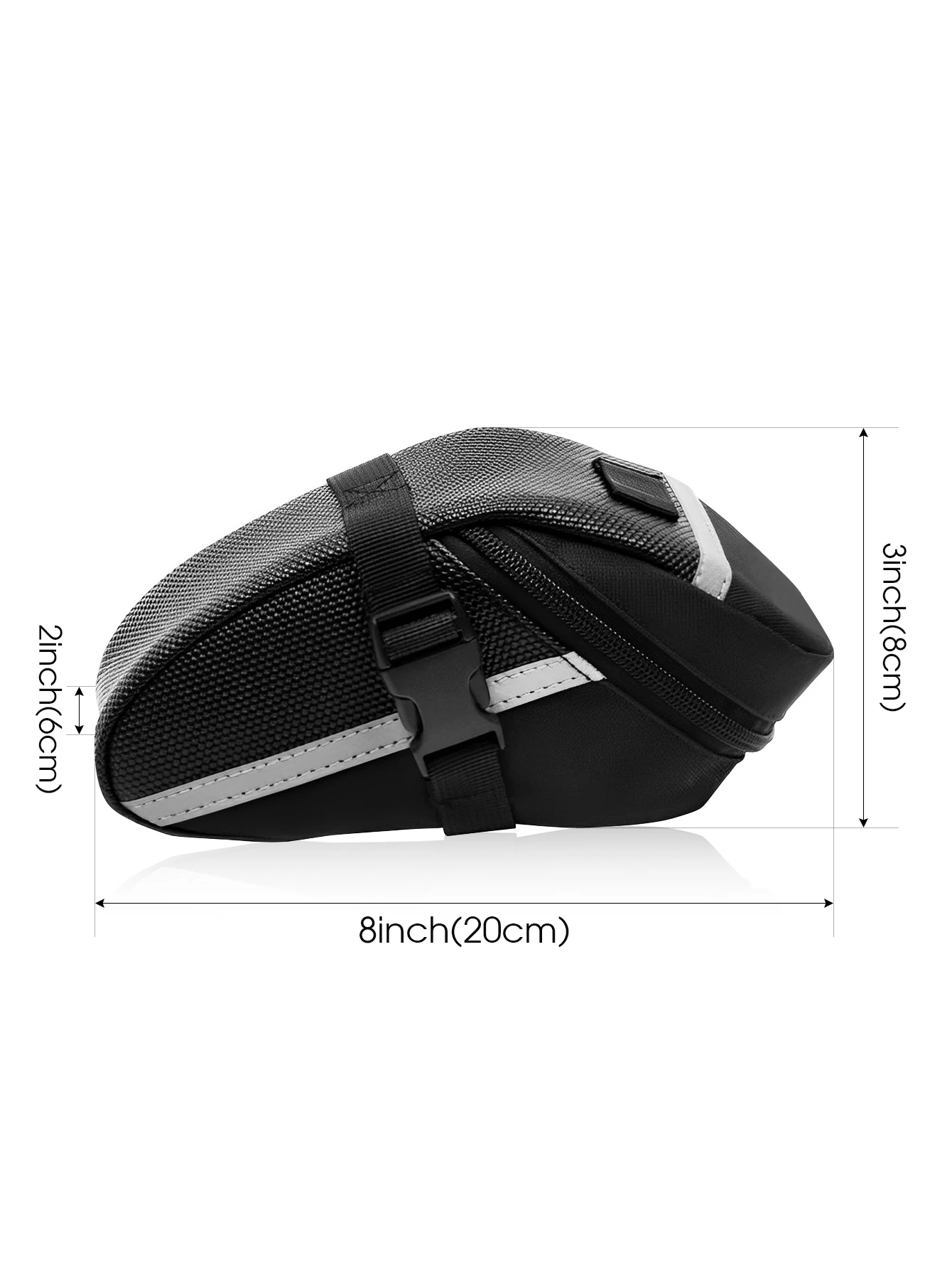 sac de selle de vélo, 1 pièce, sac arrière de vélo de montagne, sac de coussin de vélo, sac de rangement pliable, accessoires d'équipement de cyclisme