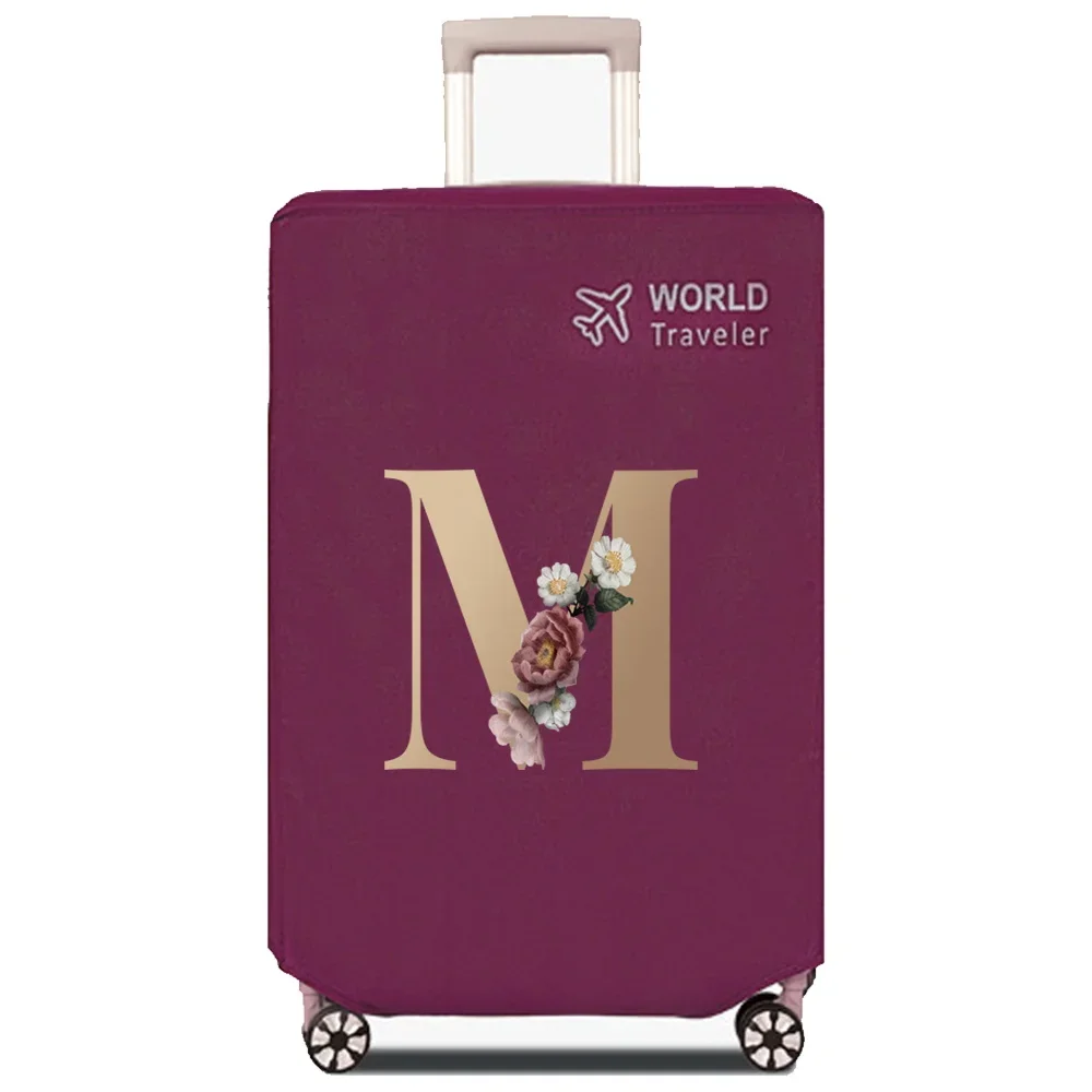 housse de protection pour bagages, étui anti poussière pour bagages, adapté pour chariot à lettres dorées de 20 à 30 pouces, accessoires, fournitures pour bagages