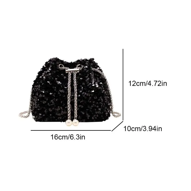 Sac à main polyvalent pour femmes, avec sangle réglable, sac seau à cordon de serrage, sac à bandoulière décontracté de grande capacité