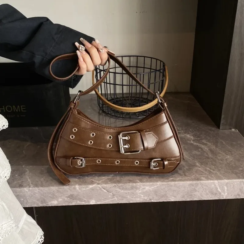 sac sous les bras style vêtements de travail tendance, nouveau sac à bandoulière simple de haute qualité pour les déplacements, petit sac carré