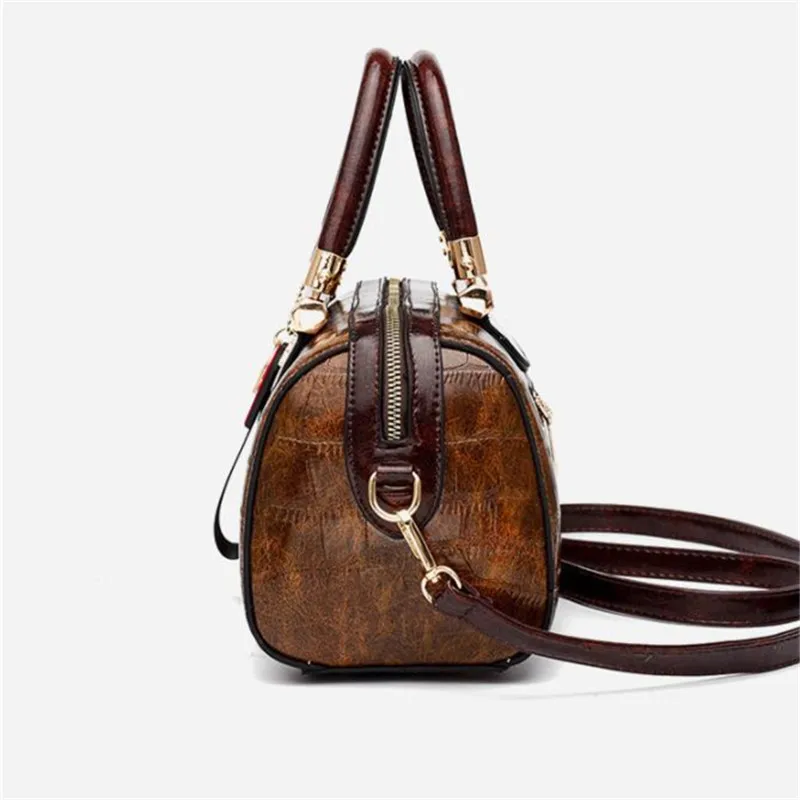 sac à main en cuir pu pour femme, design de luxe, sacs initiés, sac fourre tout crocodile classique, sac messager féminin, qualité supérieure, bolso