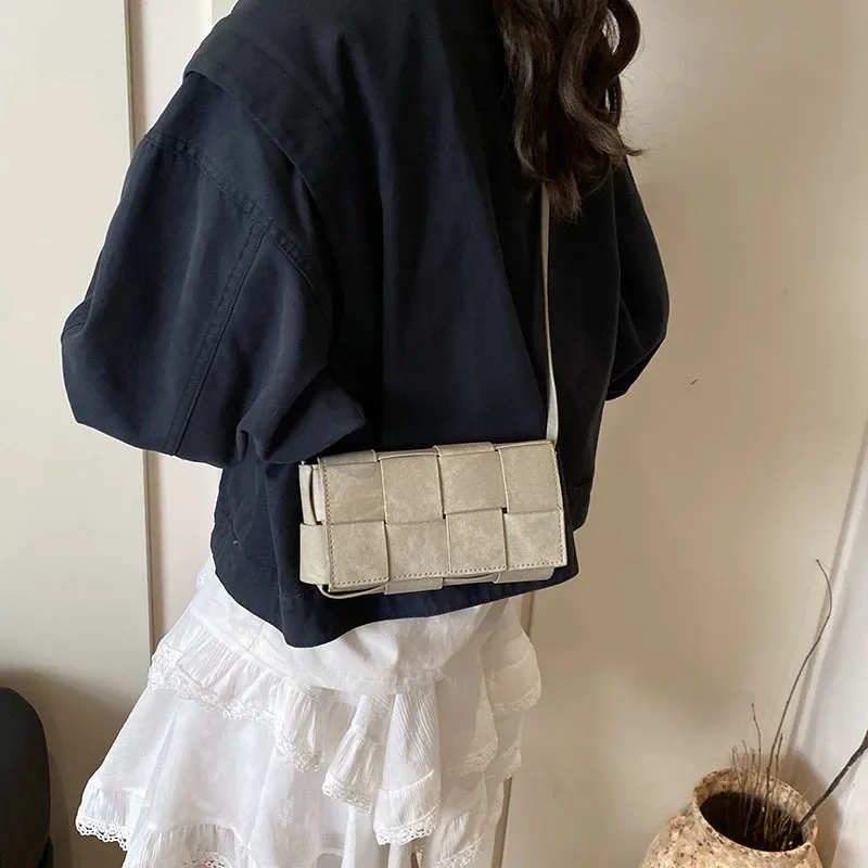 Élégant décontracté minimaliste noir carré sac nouvelle mode sac à bandoulière unique sac à bandoulière hip hop polyester doublure pu matériel