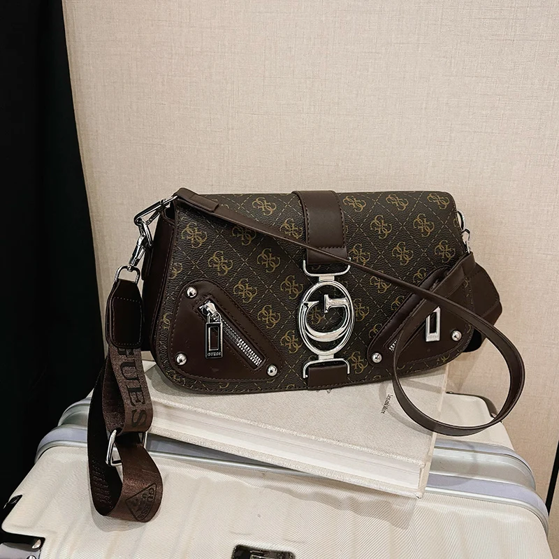 sac à bandoulière en cuir chic pour femmes, sac à main de styliste, fourre tout élégant pour dames de luxe