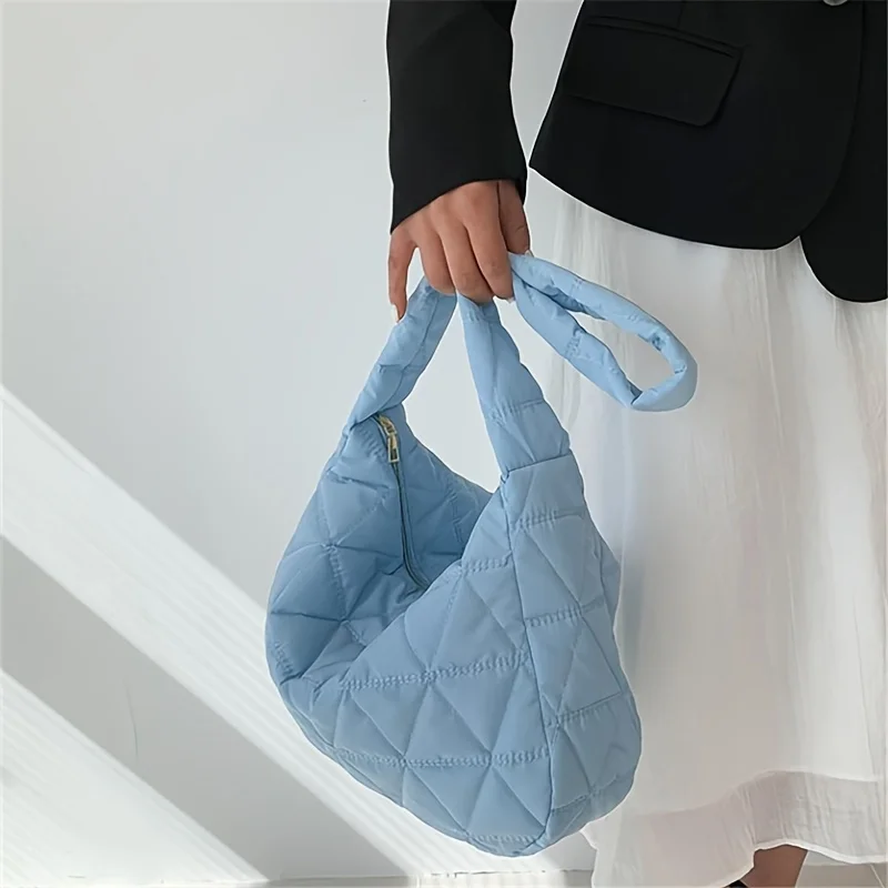 mn sac fourre tout matelassé à bandoulière, idéal pour 03 ou usage, sac initié à la mode avec un design questionquilt stitch