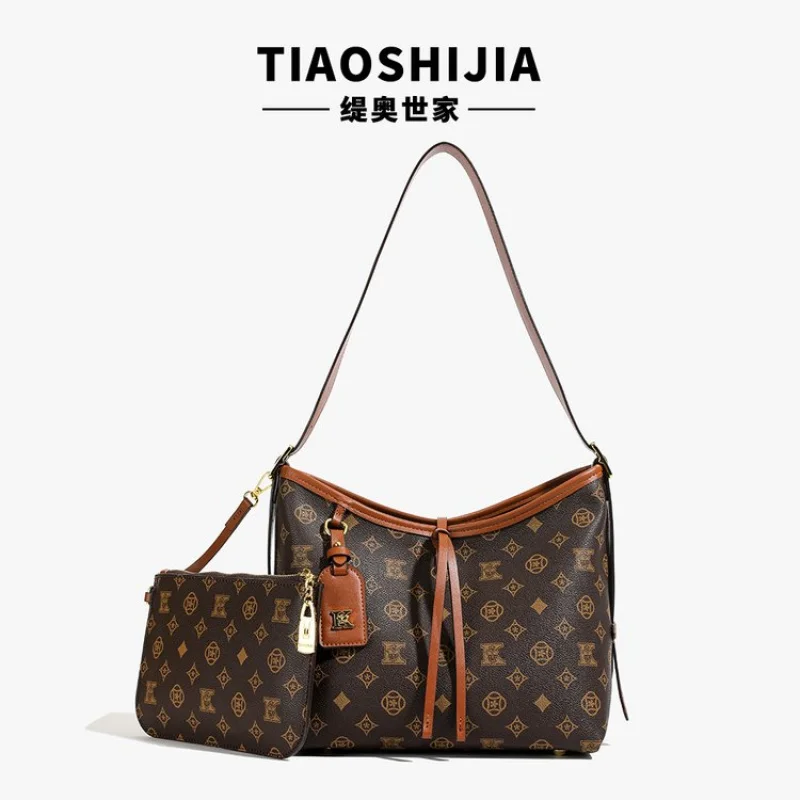 Sac cartable en cuir PU pour femmes avec fermeture à serrure, Style classique adapté au bureau de travail et aux Occasions spéciales
