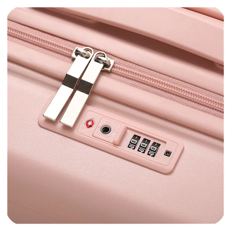 valise à main légère de 16 pouces pour budget airlines, bagage de cabine pour femme avec 360 roues amovibles et serrure tsa