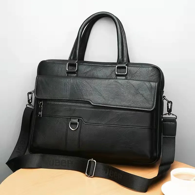 marque de luxe mallette d'affaires hommes sac à main en cuir pour homme messager sac à bandoulière bureau a4 ordinateur portable sac à bandoulière maletote sacs