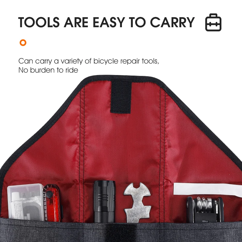 west biking – sac de selle de vélo, sac à roulettes sous le siège, sac de cyclisme, accessoire de vélo pour vélo
