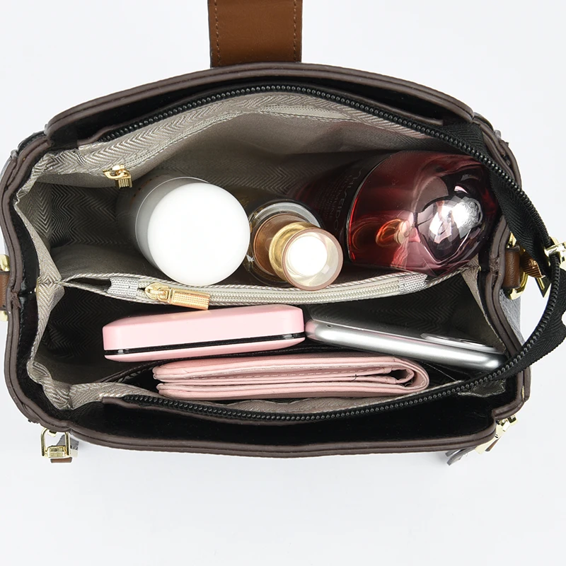 sacs à main de luxe en cuir de vachette pour femmes, sacs à bandoulière décontractés, sacs à main de créateurs, haute capacité, initié, nouveau, 2023