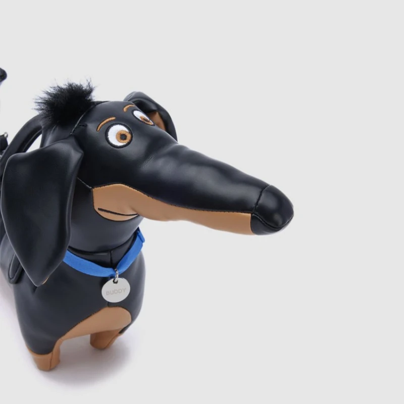 jocross sacs à main en forme de chien de teckel de dessin animé pour femmes, mini sacs à main décontractés, pochette, design chic, nouveauté, mode