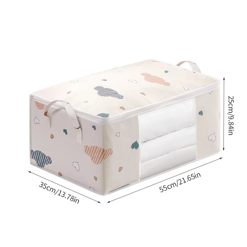 sac de rangement de couette multifonctionnel, anti poussière, résistant à l'humidité, sac de rangement de vêtements de grande capacité, sac d'organisation pour le déménagement de la maison