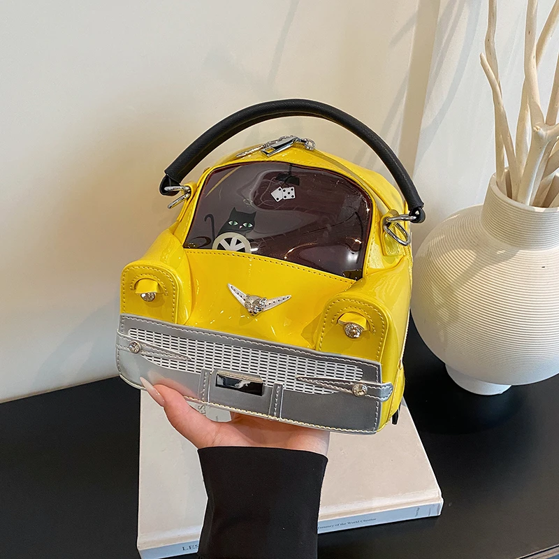 2025 mode créative nouveau pu carré épaule et sacs à bandoulière grande capacité rétro conception unique personnalité sacs à main pour les femmes
