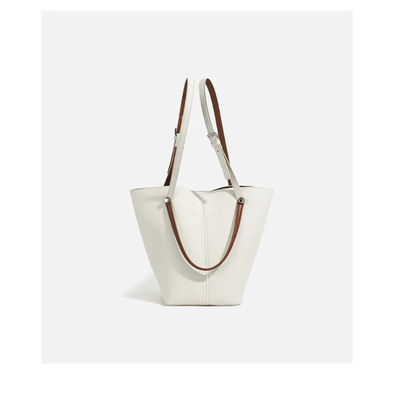 sac seau grande capacité, sac à bandoulière simple, sac sous les bras, sac à main de banlieue haut de gamme