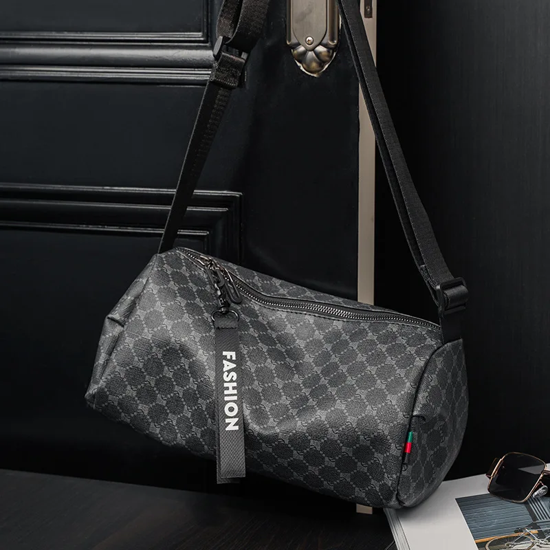 sac à bandoulière léger pour homme, sac messager haute capacité, design de mode, rond, initié, e27, 2022