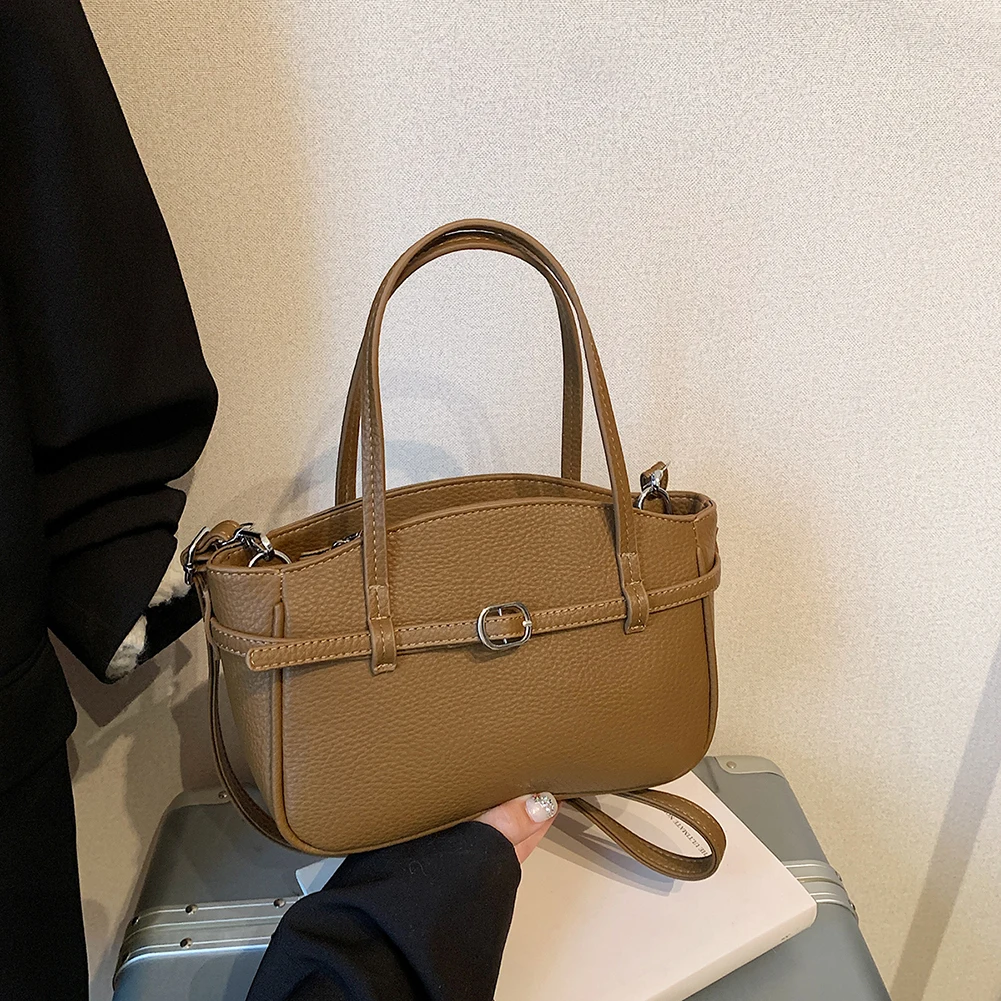 sac à main à poignée supérieure pour femme, marque haut de gamme, sac hobo chic en pu, sac à bandoulière solide de grande capacité, sangle réglable, sacs initiés