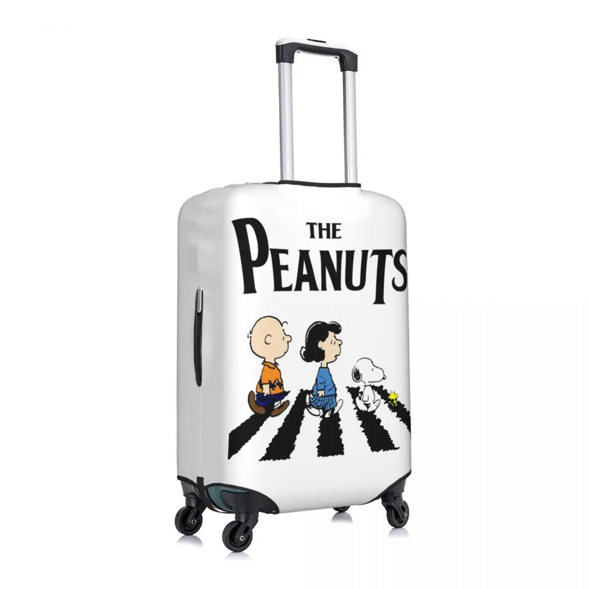 housse de bagage personnalisée the peanuts, housse de protection élastique pour valise de voyage s noopys, combinaison pour 18 32 pouces