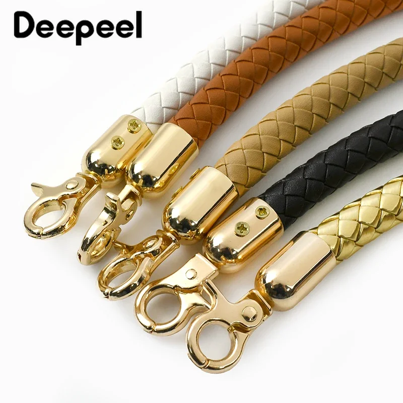 sac à main tissé en cuir pu pour femme, sangle de remplacement initiée, accessoires de poignée de sac à main, foy metal structure, mode, 30mm, 40mm, 60mm