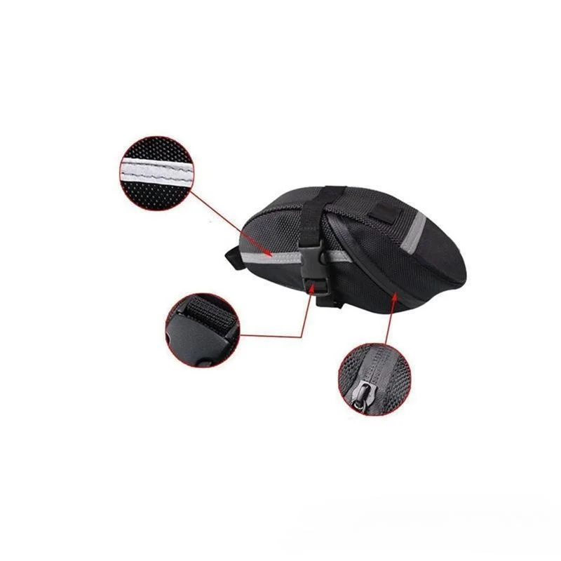 sacoche de dégager de vélo de montagne, sac de queue de vélo, siège d'équitation de vélo de route, accessoires de vélo