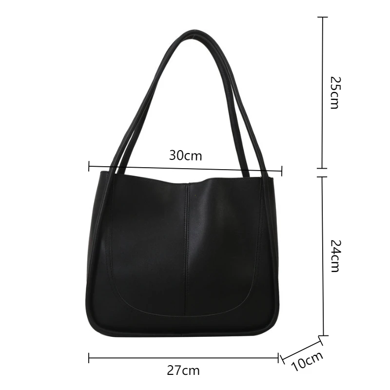 grande capacité buet sac femme rétro polyvalent unique épaule sac fourre tout sac de banlieue en cuir souple fermeture magnétique sac à main sac à main