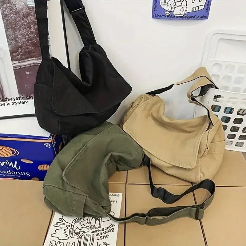sac messager femme sac à main vintage toile adolescent sacs fourre tout sac à main décontracté sacs à main bandoulière