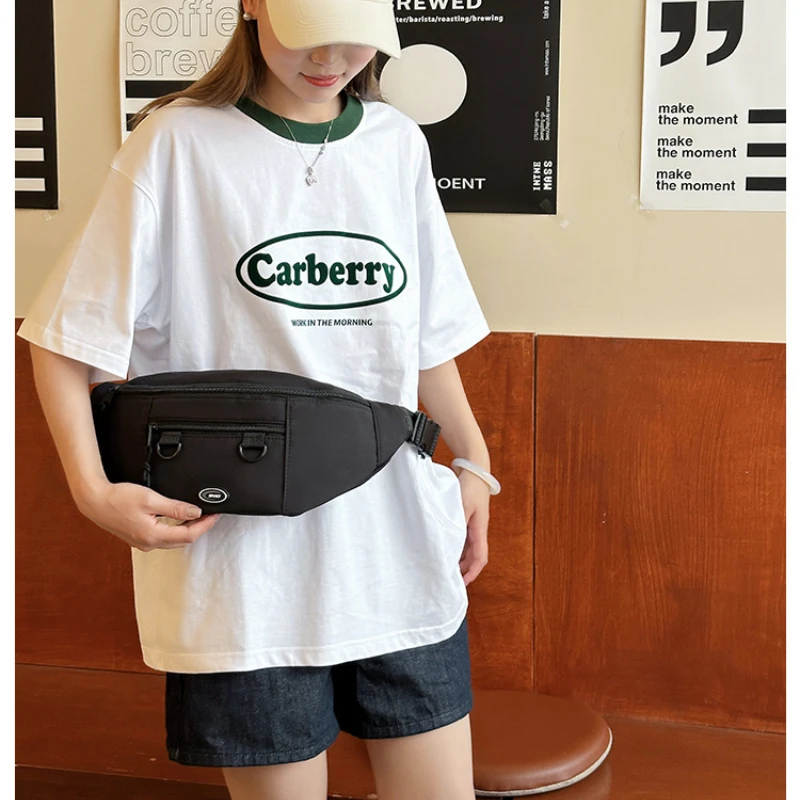 petit cartable de sport et de cyclisme pour femmes, nouveau sac de loisirs de style étranger, sac de poitrine à bandoulière simple, sac de taille, printemps 2025