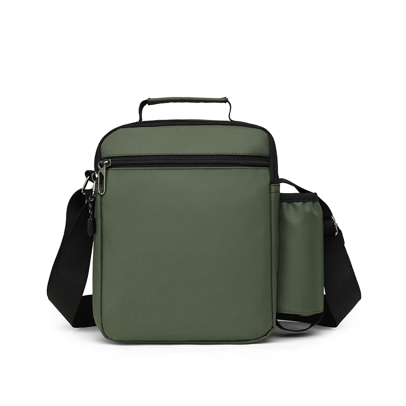 sac à bandoulière carré sportif pour hommes – sac à bandoulière durable de style universitaire à côtés souples avec poches multifonctions