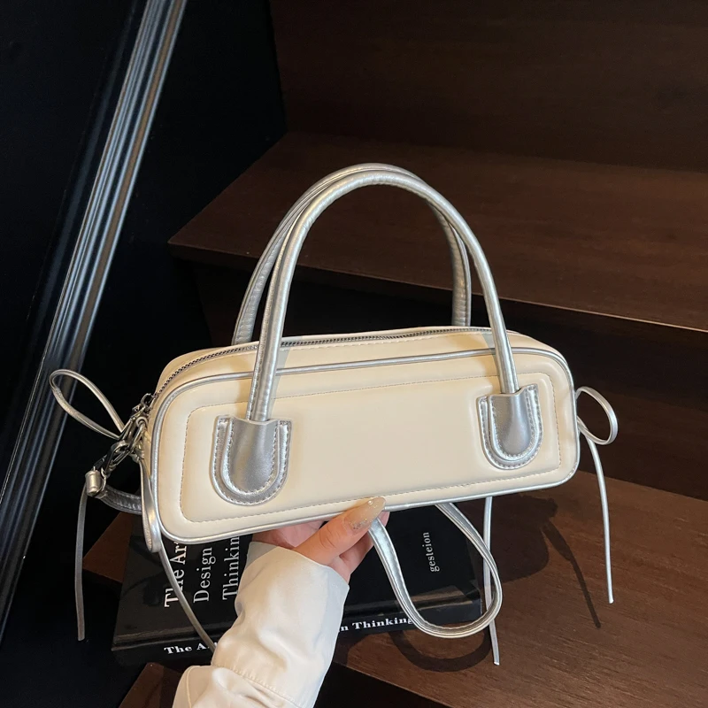 sacs de bowling de luxe pour femmes, sac à main et bourse pour dames, sac d'oreiller de voyage en cuir pu, fourre tout à bandoulière, pochette pour dames