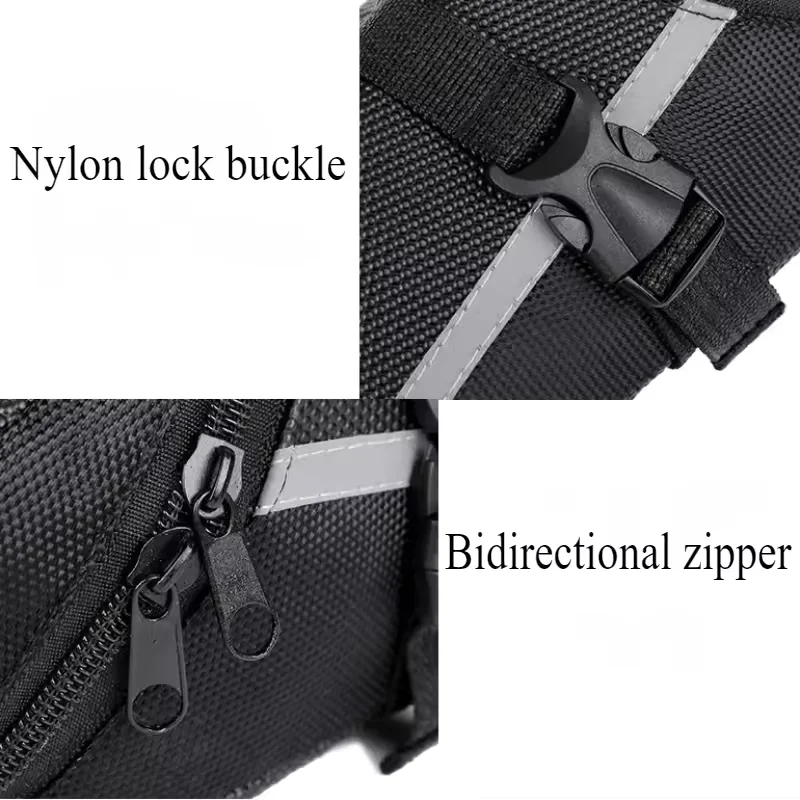 sac de selle de vélo en nylon imperméable, sac de déclenchement de vélo de route de montagne, léger universel, fournitures d'équitation en plein air, sac de rangement d'aileron