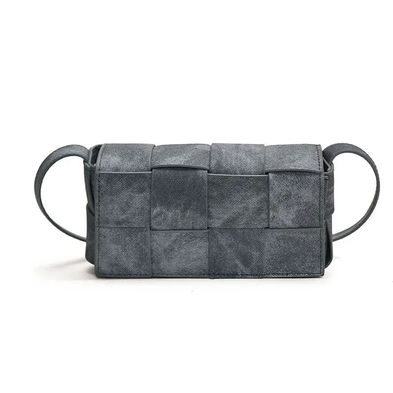 Élégant décontracté minimaliste noir carré sac nouvelle mode sac à bandoulière unique sac à bandoulière hip hop polyester doublure pu matériel