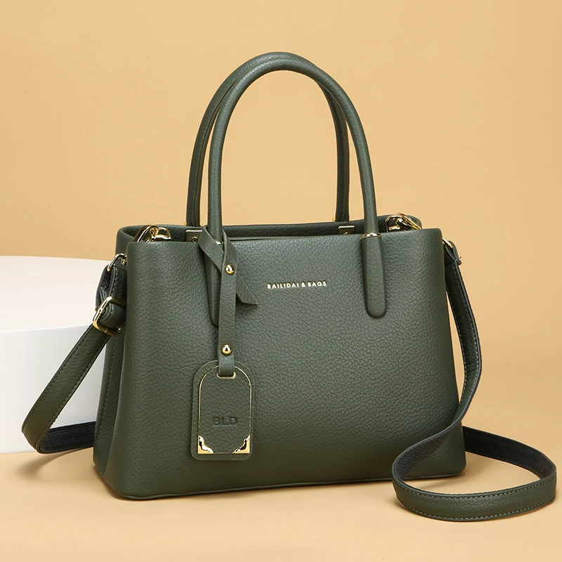sacs à main pour femmes série élégante, grande capacité, résistants à l'usure, sacs à bandoulière multicolores en option