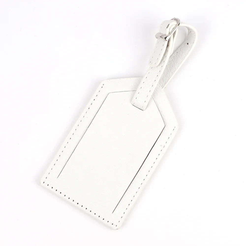 étiquettes de bagage en cuir pu, accessoires de voyage pour femmes et hommes, porte-nom et adresse pour valise, étiquettes d'embarquement, plusieurs couleurs disponibles